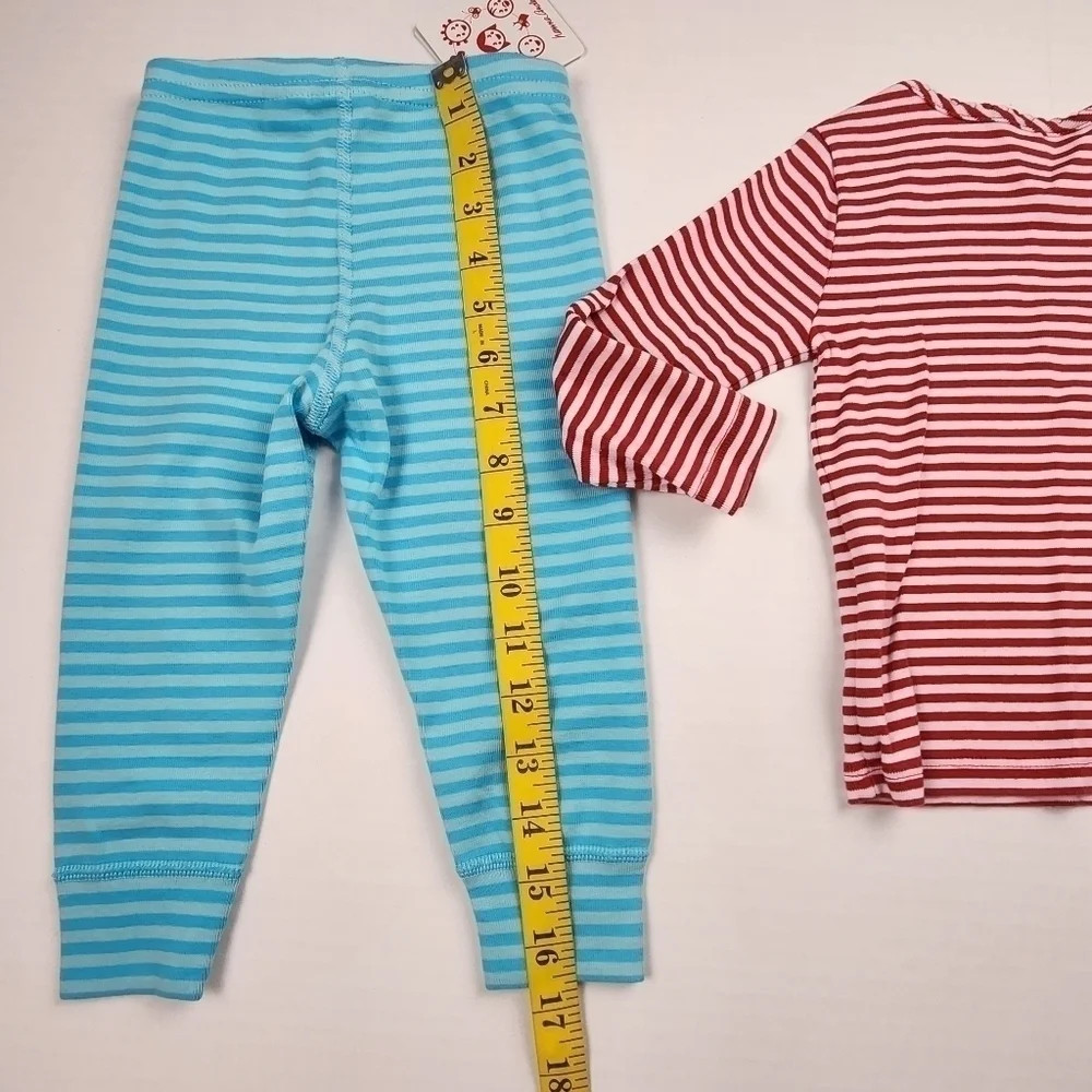 Hanna Andersson toddler girl outfit size 80 / 18 - 24 top and pants